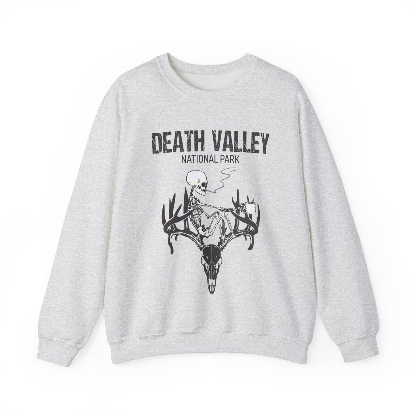 Death Valley National Park Skull Skeleton Camping Mountain Sweatshirt - NP0216ALL