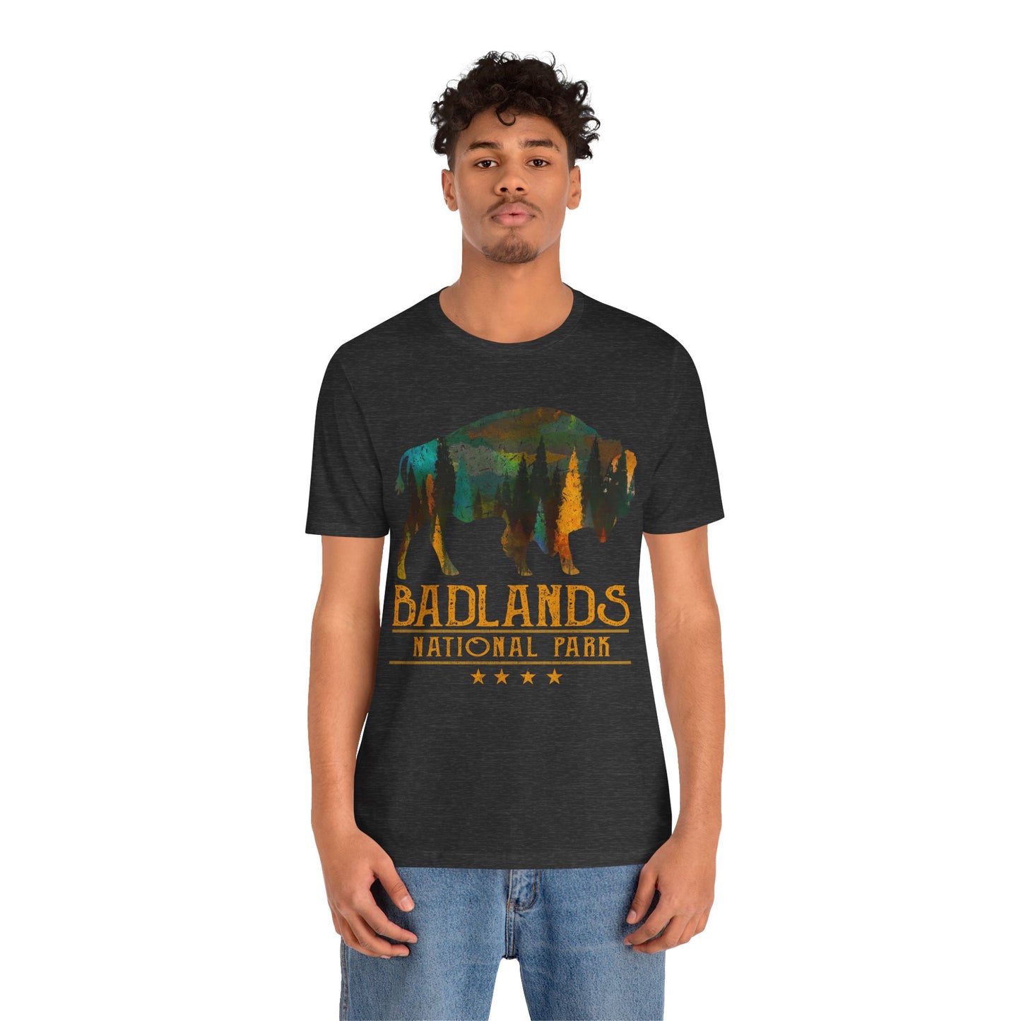 Badlands Shirt, Badland National Park Buffalo Bison South Dakota shirt - NPT082ALL