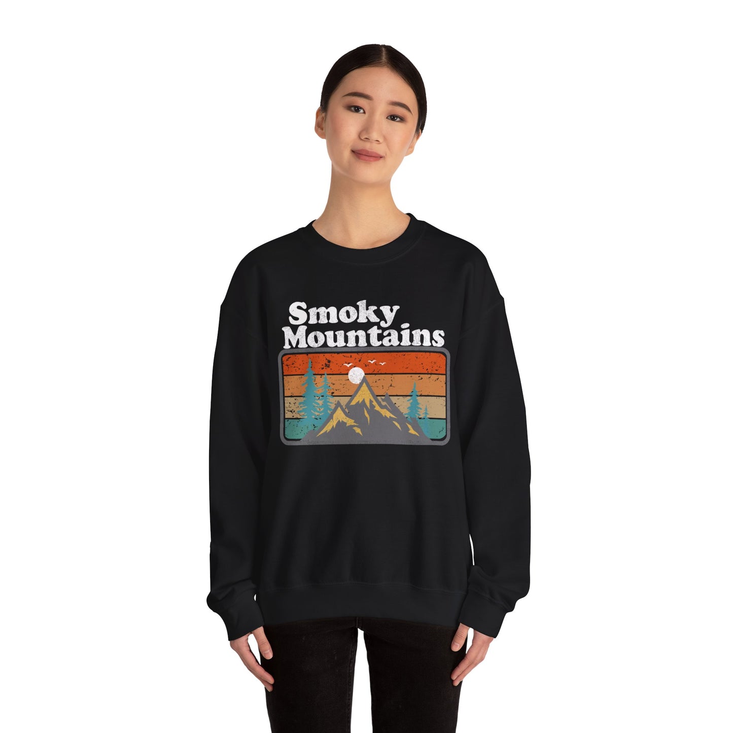 Great Smoky Mountains National Park Camping Forest Hiking Sweatshirt - NP018ALL