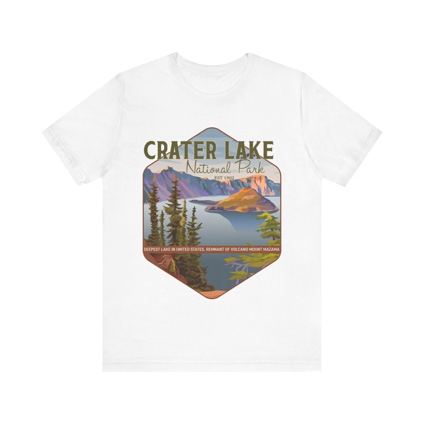 Crater Lake WeHikers Shirt, Crater Lake National Park NPS Camping Shirt - NPT007ALL