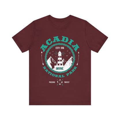 Acadia Crewneck Shirt, Acadia National Park Mountain Camping shirt - NP005ALL