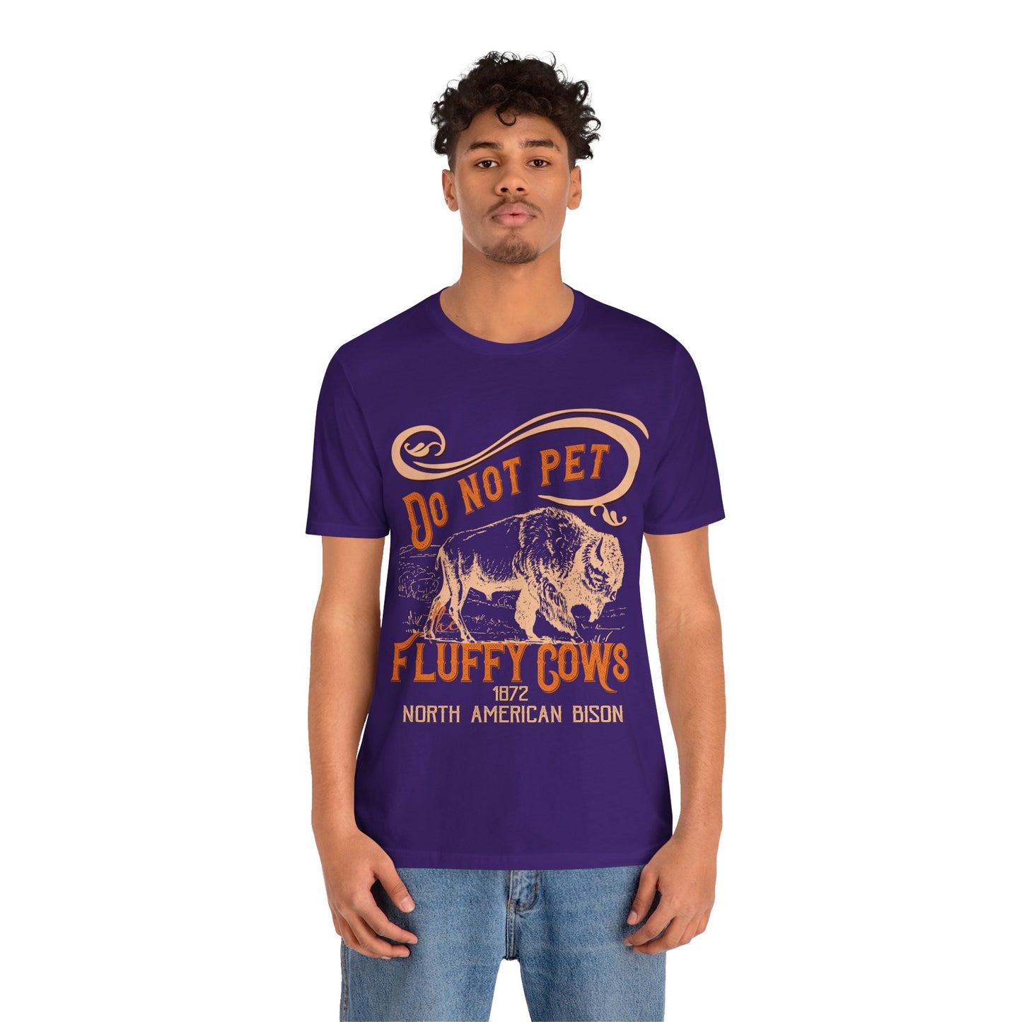 Don't Pet The Fluffy Cows Shirt, US National Park NPS Camping North American Bison Shirt - NPT054ALL