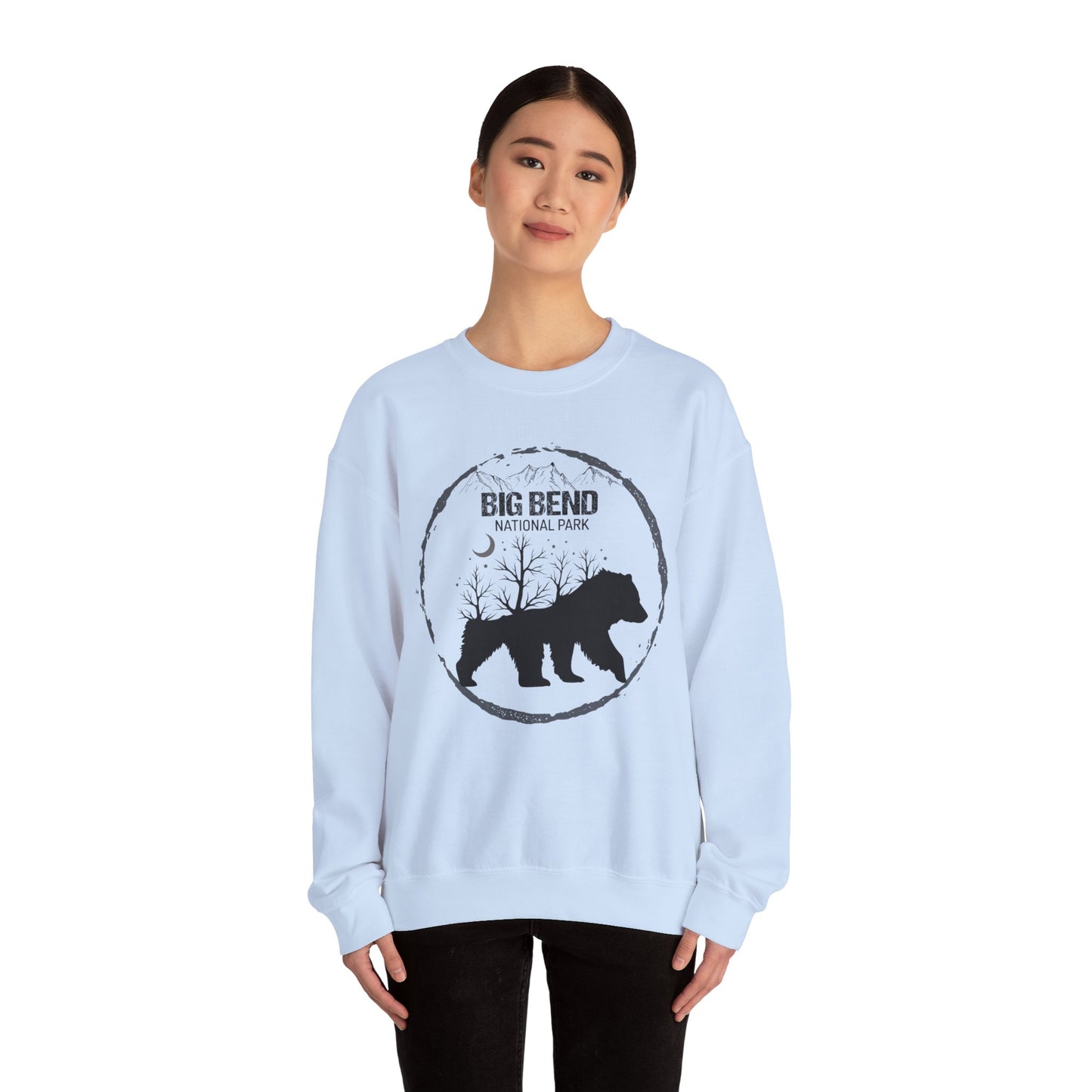 Big Bend National Park Bear Forest Camping Mountain Sweatshirt - NP0224ALL