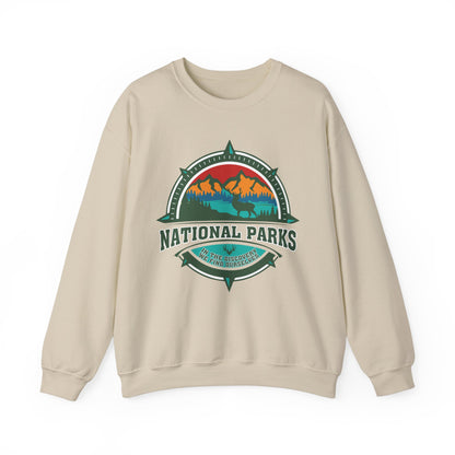 In The Discovery We Find OurSelves National Park Hiking Camping Forest Mountain Sweatshirt - NPT058ALL