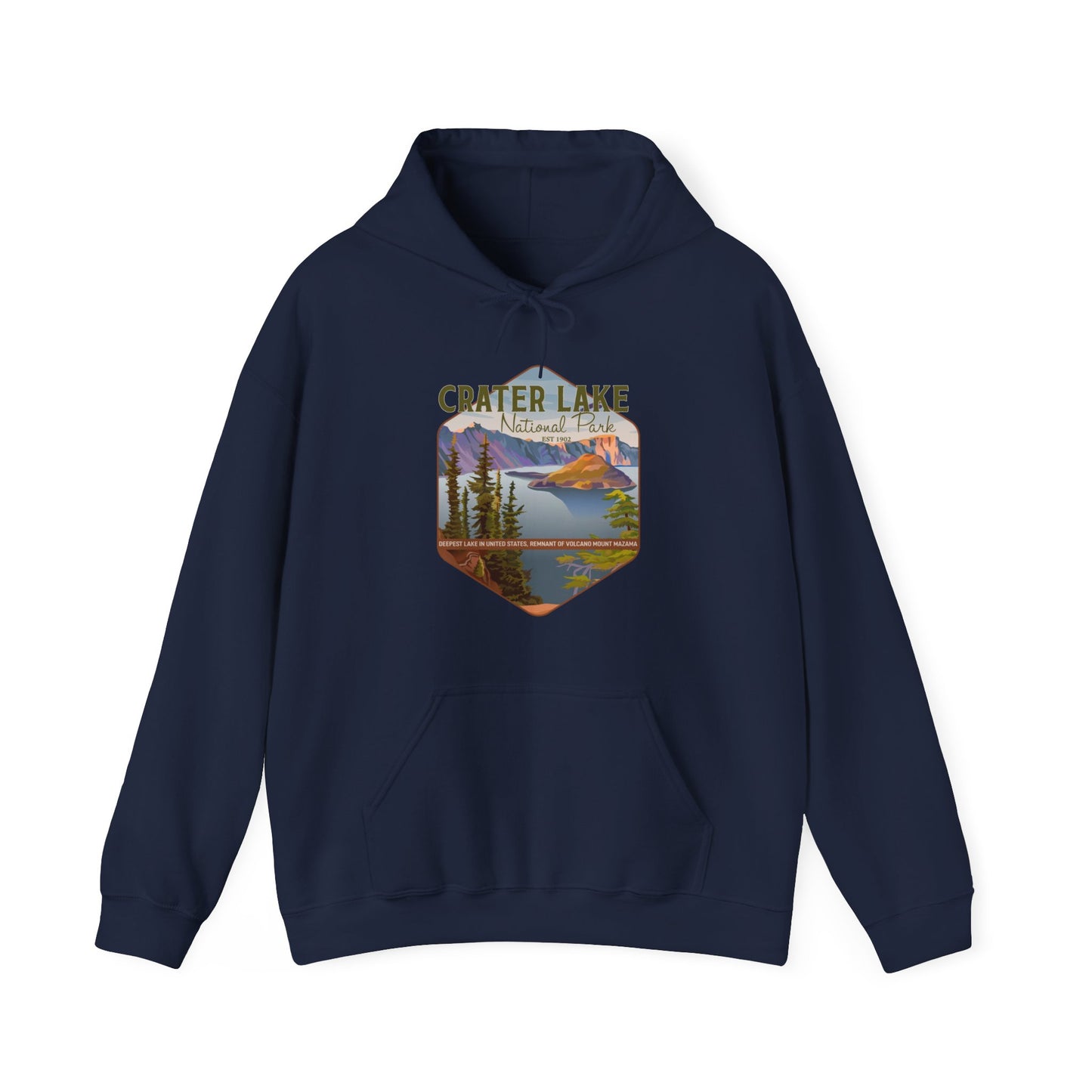 Crater Lake National Park NPS Camping Hiking Hoodie - NPT007ALL