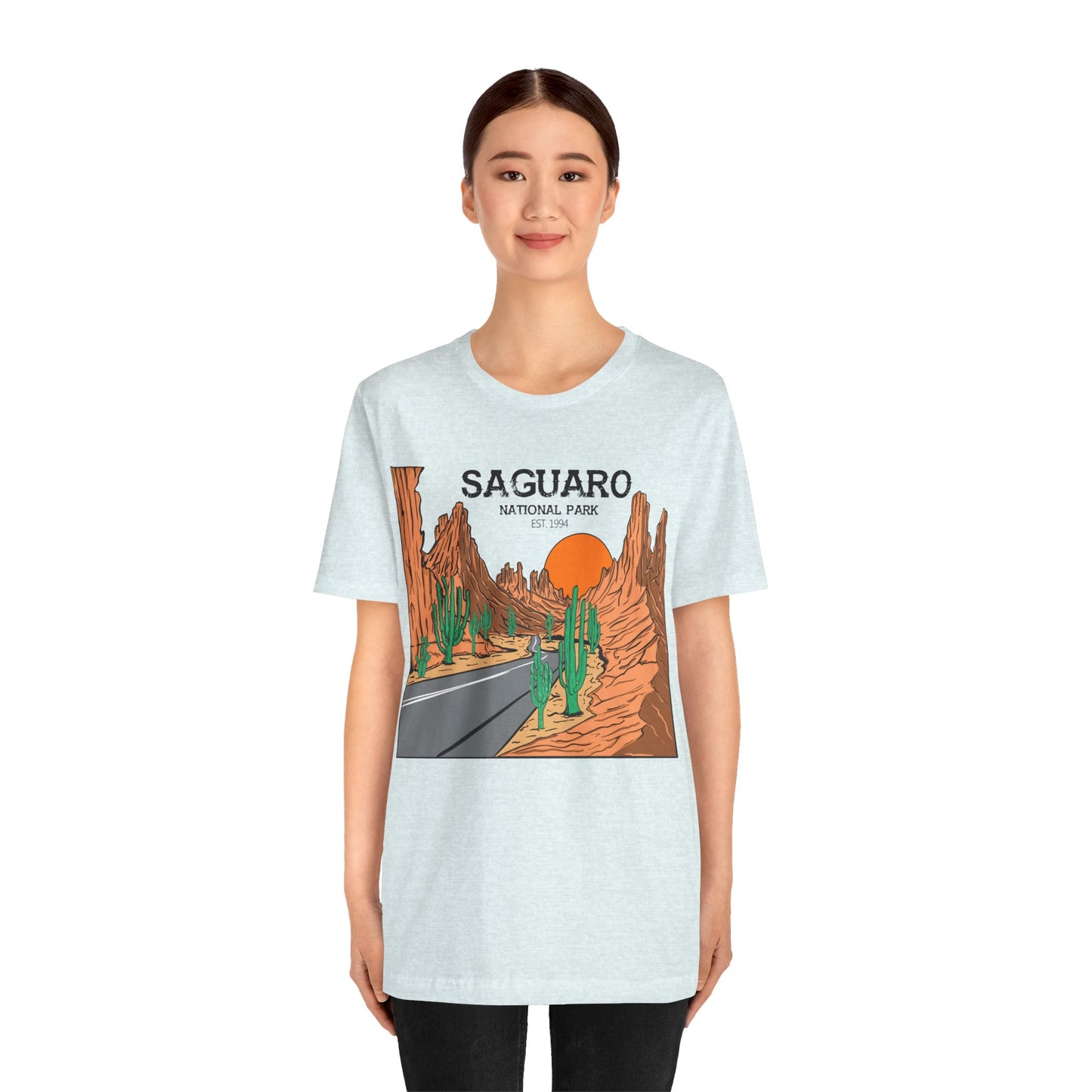 Saguaro Desert Shirt, Arizona Saguaro National Park Cactus Mountain Saguaro Cactus Shirt - NPT159ALL