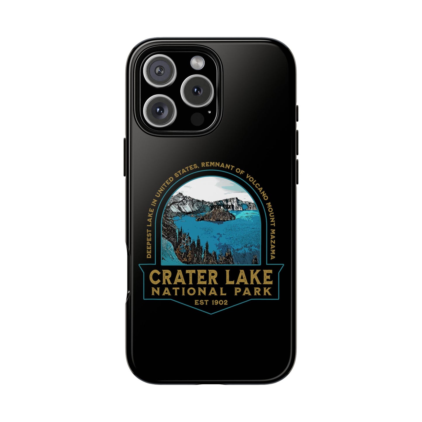 Crater Lake National Park Oregon Mount Tough Cases, Inspirational Gifts for Nature Lovers, iPhone 16 Pro Gifts from Friends