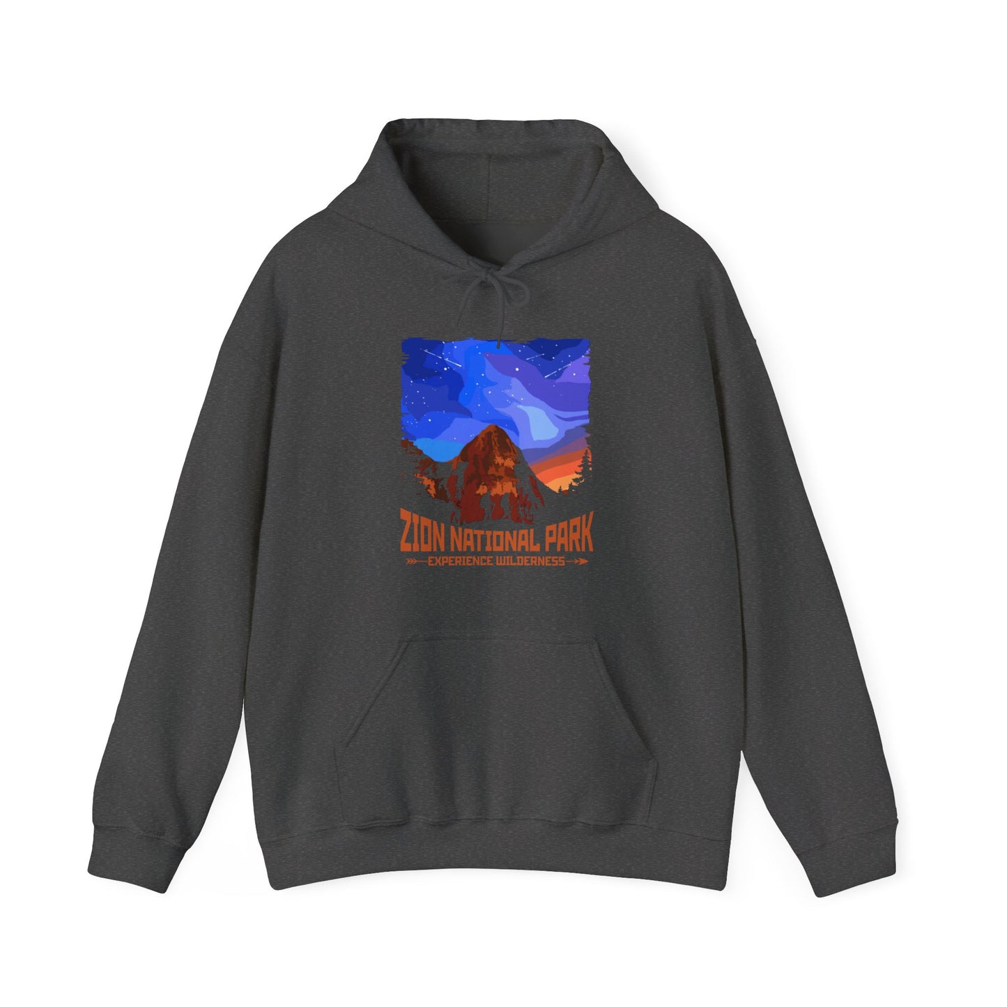 Vintage Zion National Park Souvenir Hiking Wilderess Hoodie - NP046ALL