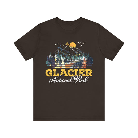 Glacier Shirt, Glacier National Park Camping Hiking Mountain shirt - NPT023ALL