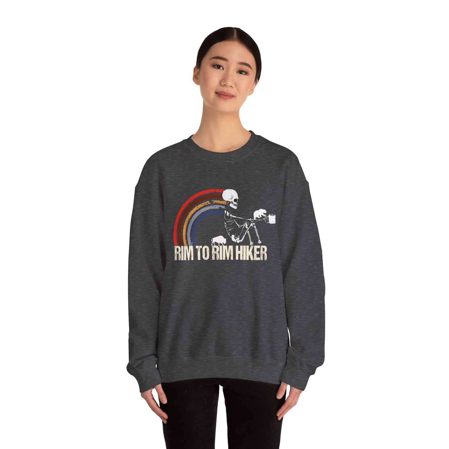 Custom Rim 2 Rim Hiker Grand Canyon National Park Sweatshirt - NP0357ALL