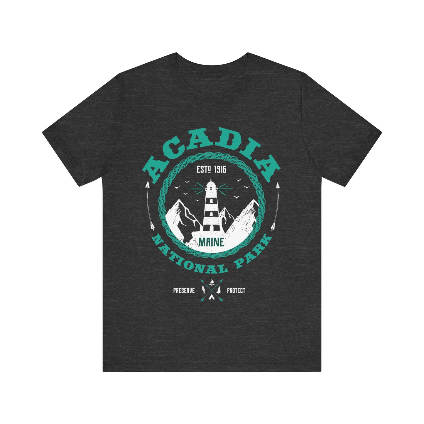 Acadia Crewneck Shirt, Acadia National Park Mountain Camping shirt - NP005ALL