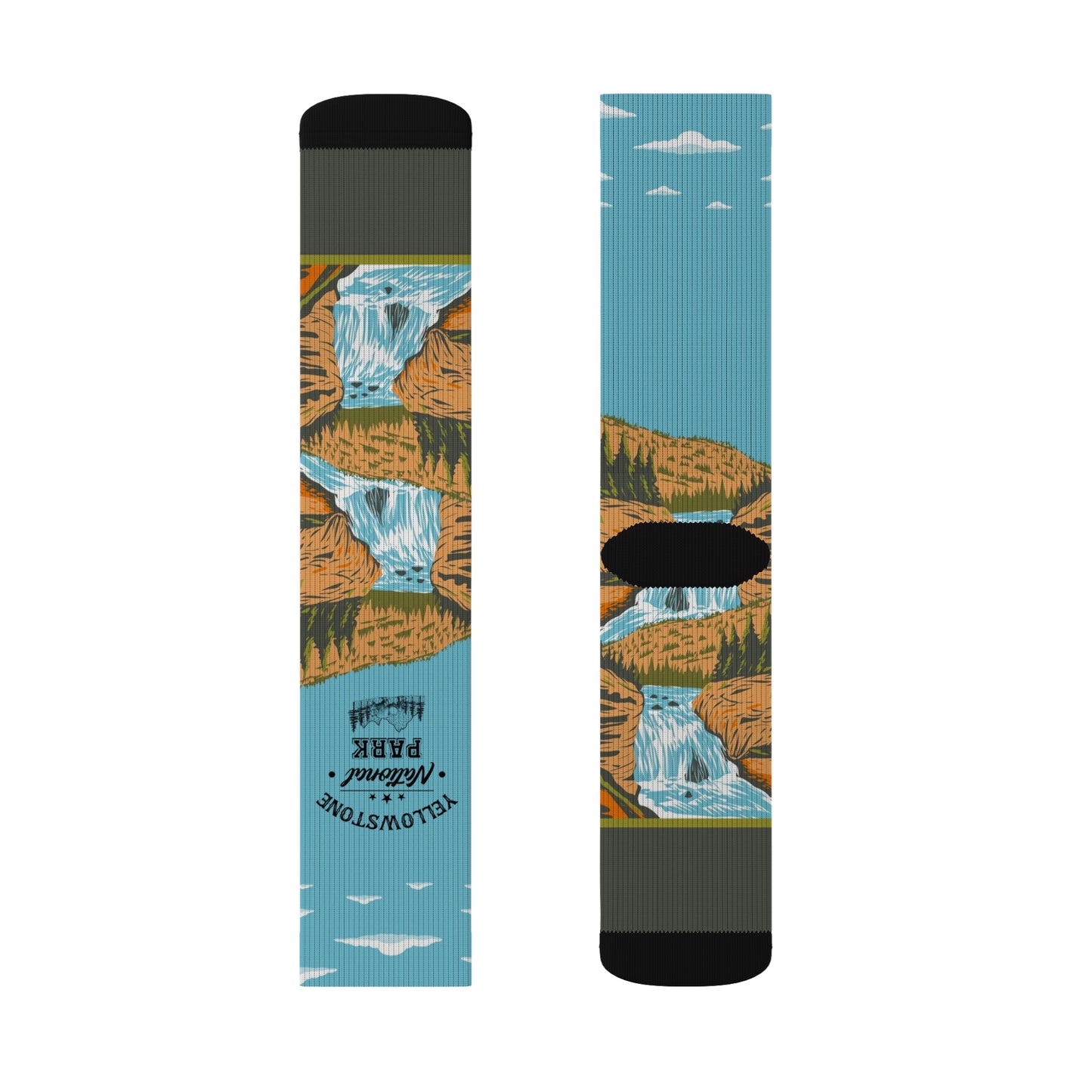 Yellowstone National Park Hiking Adventure Socks - SOCKNP004