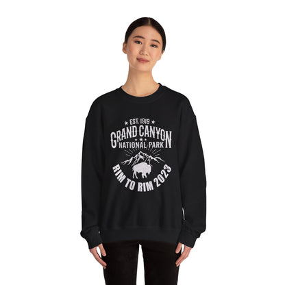 Custom Grand Canyon National Park Rim To Rim R2R 2023 Hiking Wilderness Forest Sweatshirt - Npt017all