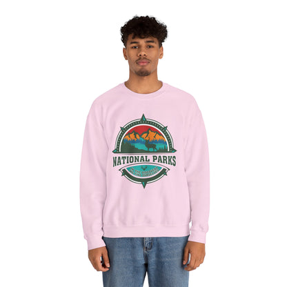 In The Discovery We Find OurSelves National Park Hiking Camping Forest Mountain Sweatshirt - NPT058ALL