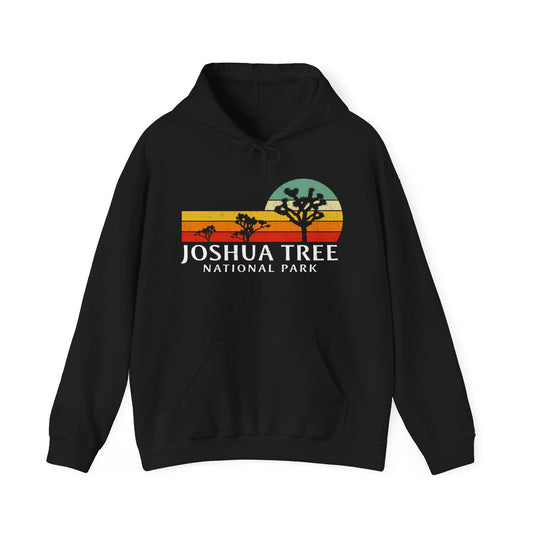 Joshua Tree California Vintage Retro Camping National Park Hiking Hoodie - NPT018ALL