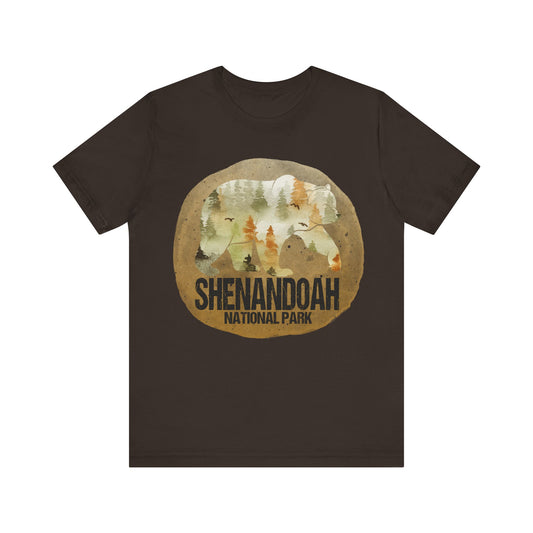 Shenandoah National Park Camping Forest Bear Hiking Shirt - NP0291ALL