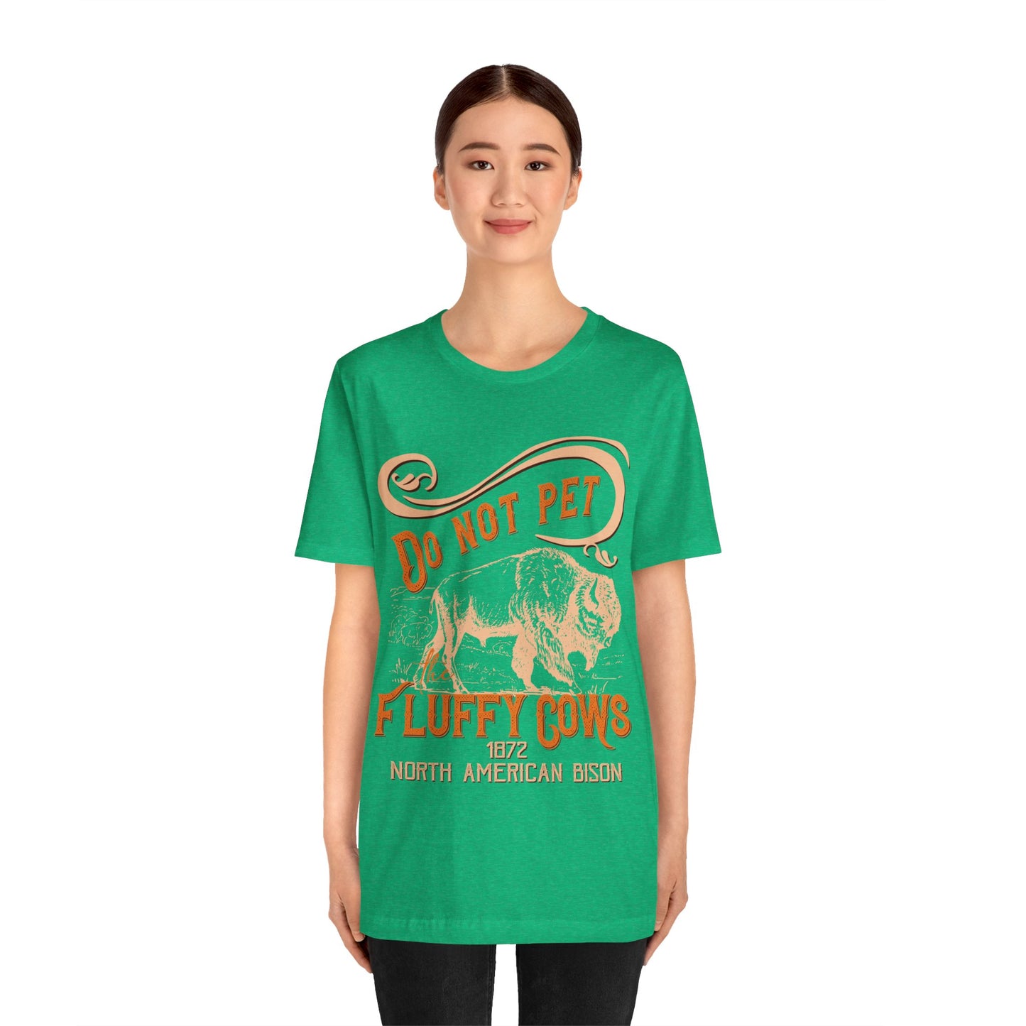 Don't Pet The Fluffy Cows Shirt, US National Park NPS Camping North American Bison Shirt - NPT054ALL