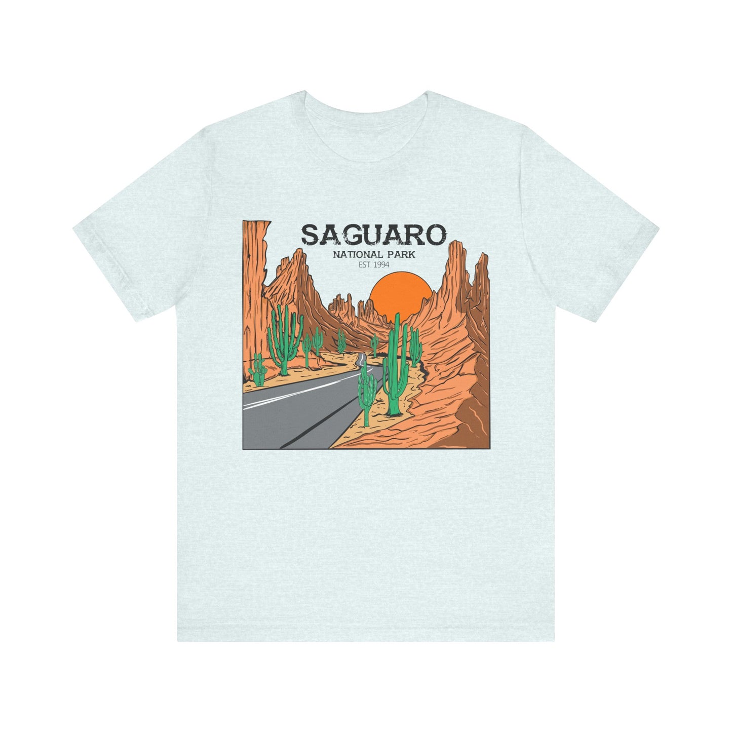 Saguaro Desert Shirt, Arizona Saguaro National Park Cactus Mountain Saguaro Cactus Shirt - NPT159ALL