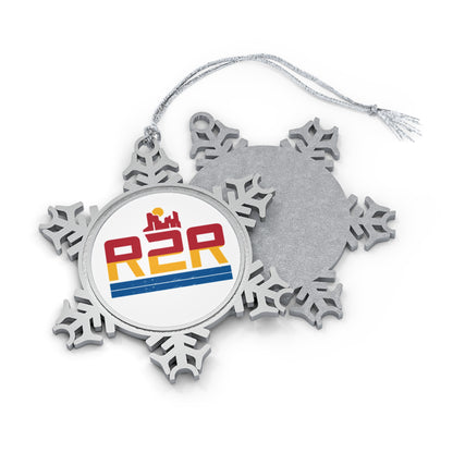 Rim to Rim National Park Pewter Snowflake, Inspirational Holiday Ornament Gifts, Gifts from Family and Friends NP048ALL