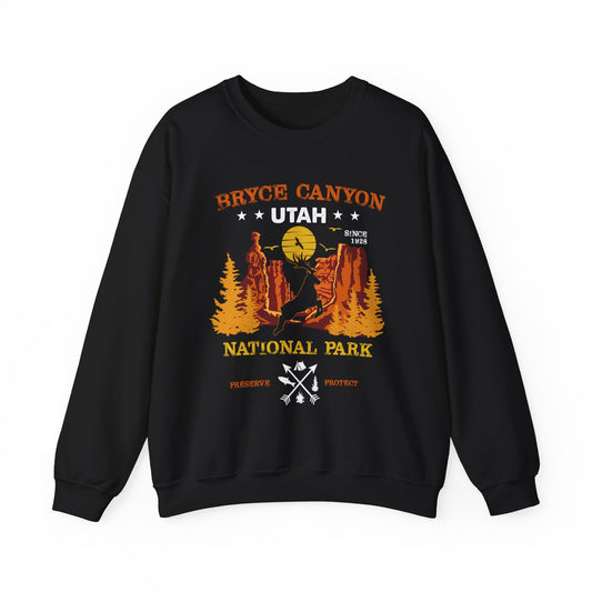 Travel Bryce Canyon National Park Mountain Utah Deer Camping Sweatshirt - NPT131ALL