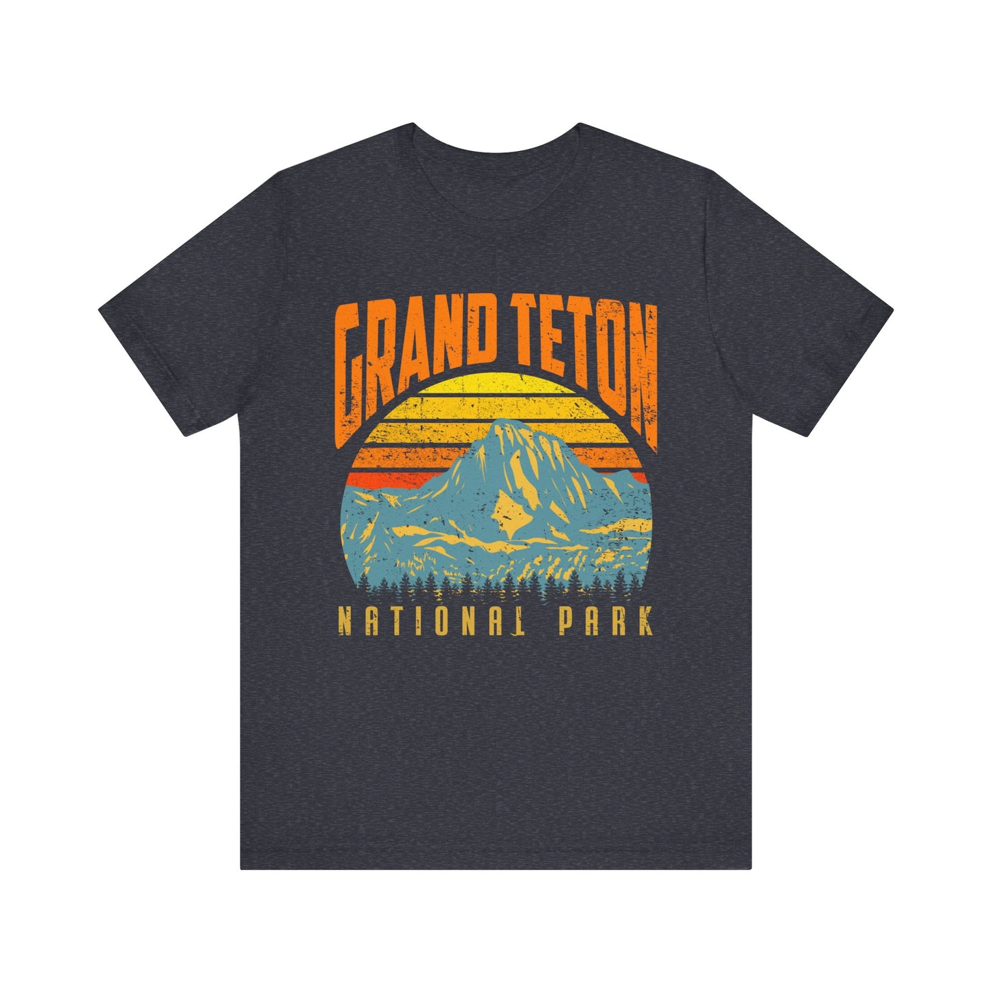 Vintage Travel Grand Teton National Park Mountain Camping Hiking Mountain Shirt - NPT224ALL