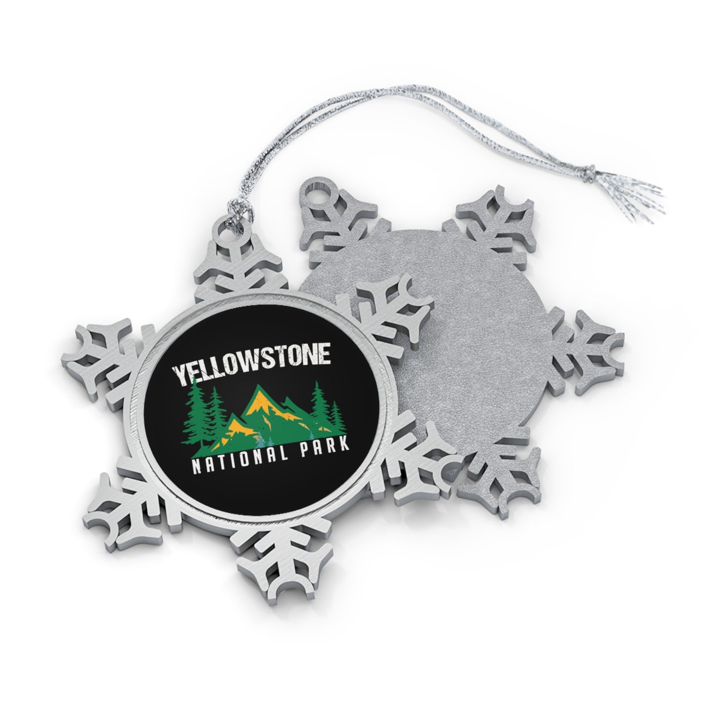 Yellowstone National Park Pewter  Christmas Decoration Gifts from Friends and Family, Gifts for Adventurers -