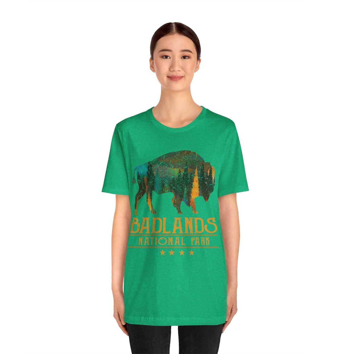 Badlands Shirt, Badland National Park Buffalo Bison South Dakota shirt - NPT082ALL