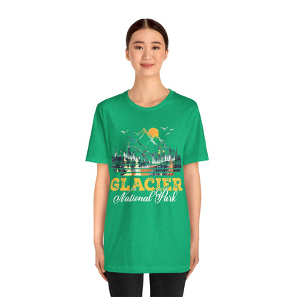 Glacier Shirt, Glacier National Park Camping Hiking Mountain shirt - NPT023ALL