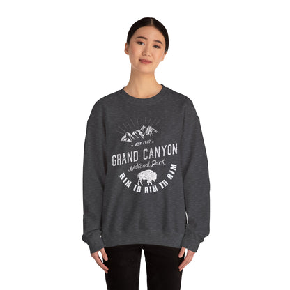 Rim to Rim to Rim Grand Canyon National Park Arizona Camping Hiking Sweatshirt - NP041ALL