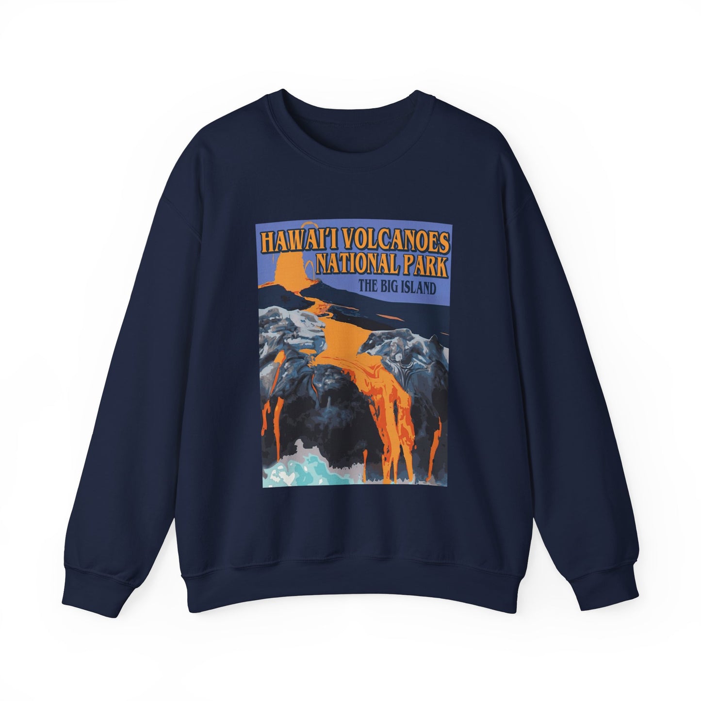 Hawaii Volcanoes National Park  The Big Island Camping Sweatshirt - NPT156ALL