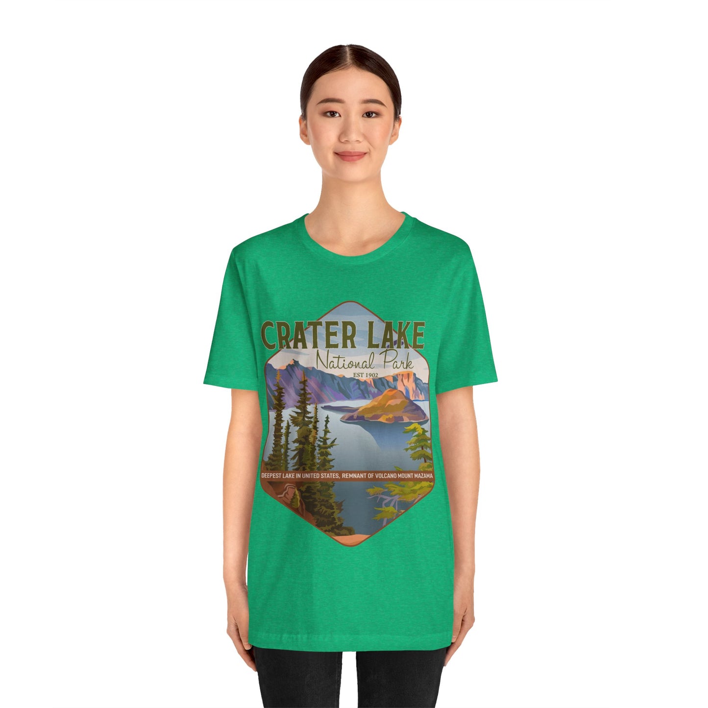 Crater Lake WeHikers Shirt, Crater Lake National Park NPS Camping Shirt - NPT007ALL