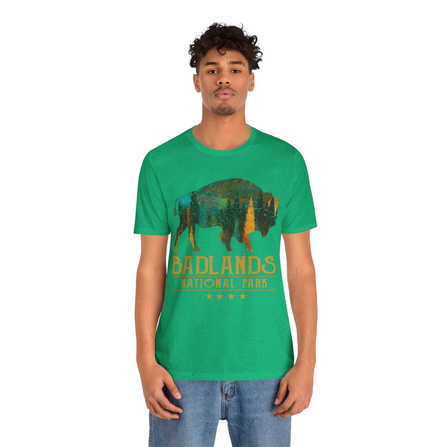 Badlands Shirt, Badland National Park Buffalo Bison South Dakota shirt - NPT082ALL